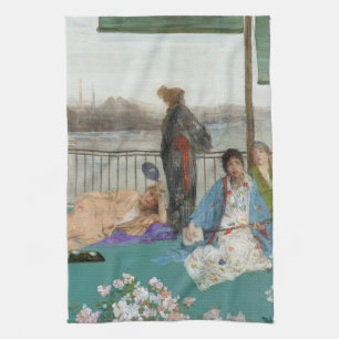 Whistler - Variations in Flesh Colour and Green Tea Towel