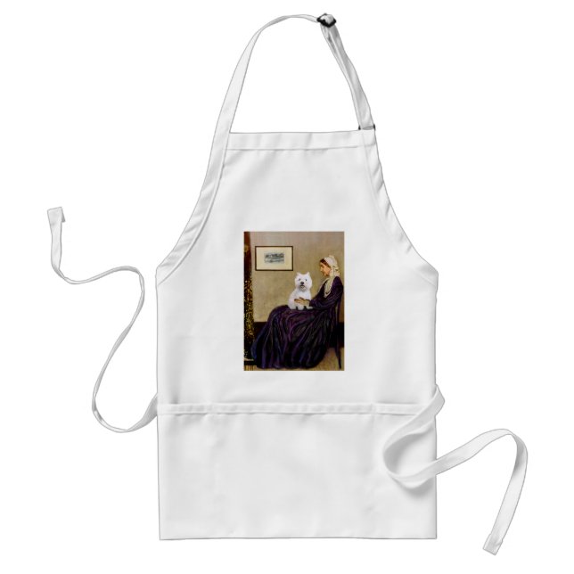 Whistlers Mother - Westie 2 Standard Apron (Front)