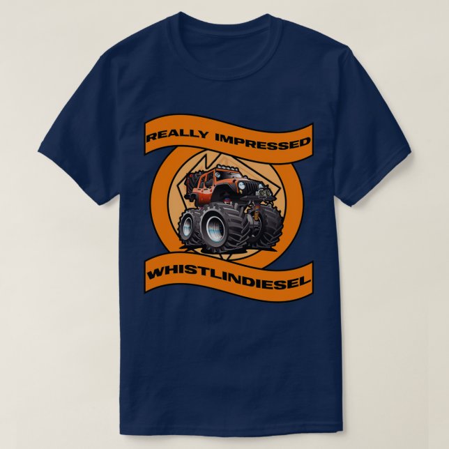 Whistlindiesel Monster Truck 4 T-Shirt (Design Front)