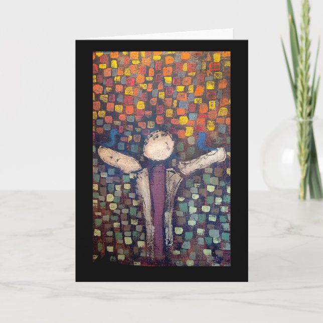 "Whistling Angel" card (Front)