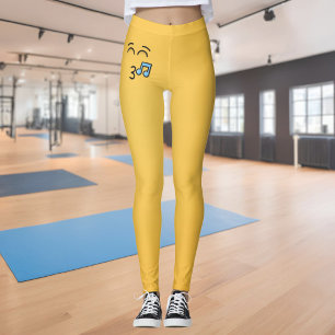 Whistling Face with Smiling Eyes Leggings