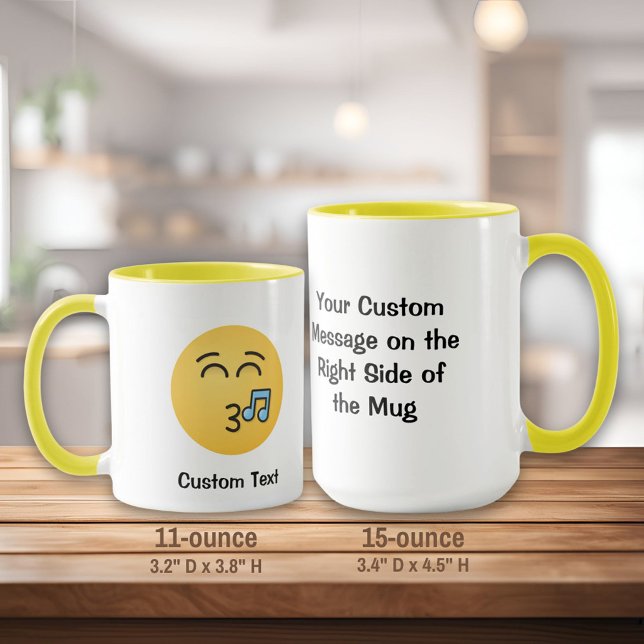 Whistling Face with Smiling Eyes Mug (Creator Uploaded)