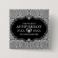 Whit Diamonds Glitter 25th Wedding Anniversary