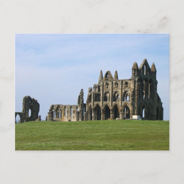 Whitby Abbey In North Yorkshire Postcard (Front)