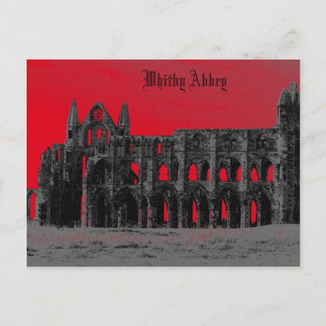 Whitby Abbey Postcard (Front)
