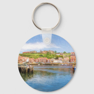 Whitby Harbour Key Ring