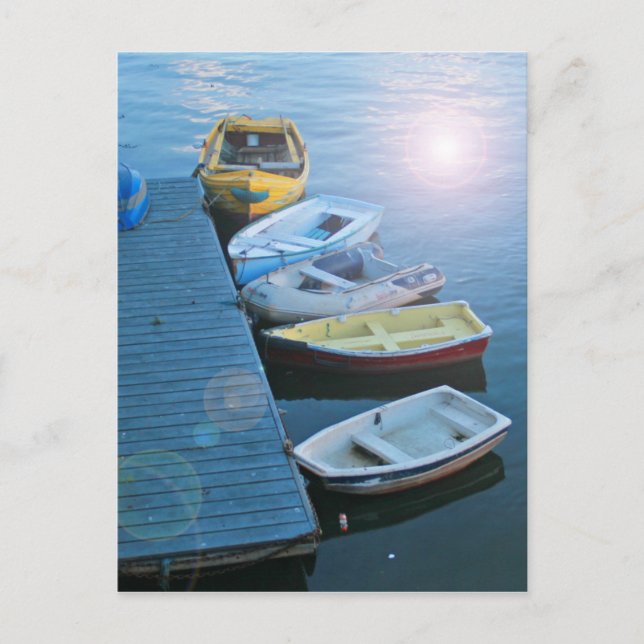 Whitby Harbour Postcard (Front)