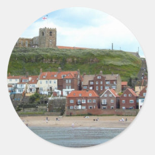 Whitby in North Yorkshire Classic Round Sticker