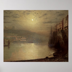 Whitby (oil on canvas) poster