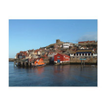 Whitby with old Lifeboat house