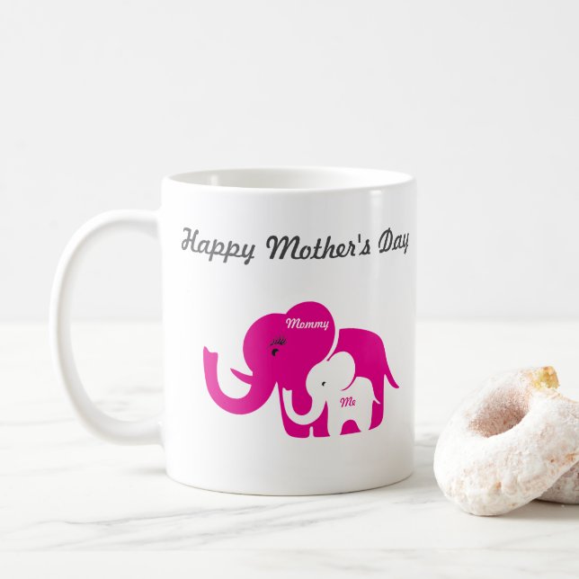 White 11 oz Classic Mug (With Donut)