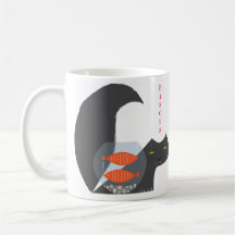 White 11 oz Classic Mug/Pisces-cat image