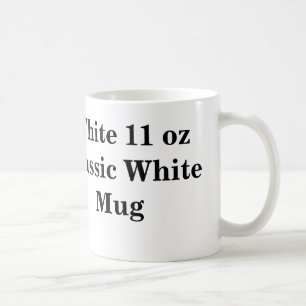 White 11 oz Classic White Mug