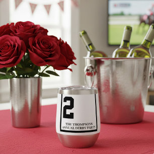 White 2 Personalised Derby Horse Race