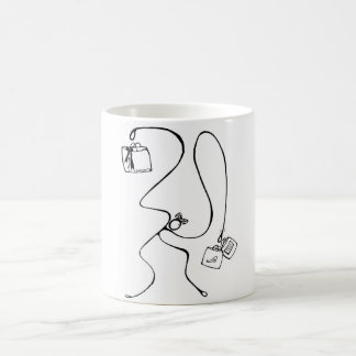 White 325 ml  Classic White Mug. Woman Shopping. Coffee Mug
