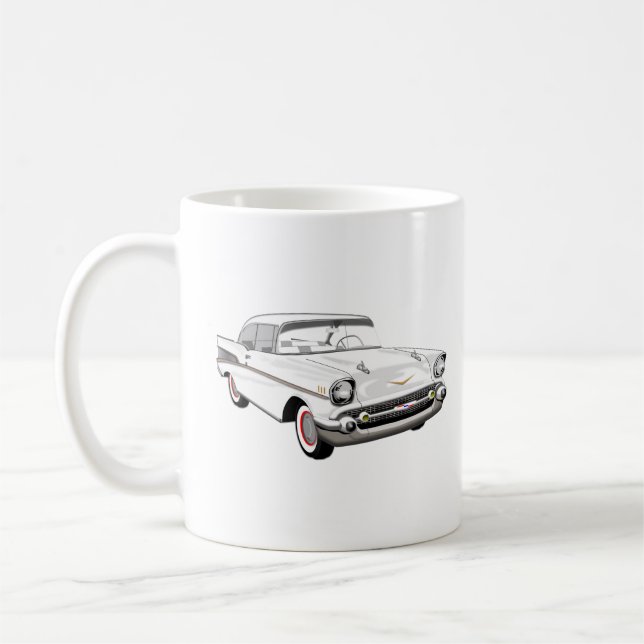 White '57 Shoebox Coffee Mug (Left)