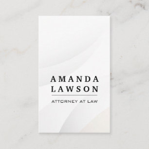 White Abstract Background Business Card