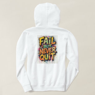 white Adult Pullover Hoodie with design