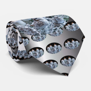 White Advent Wreath Tie