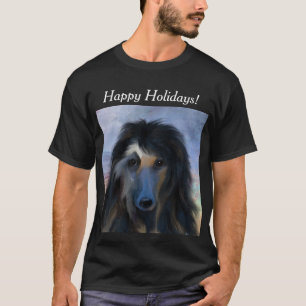 White Afghan Hound T-Shirt