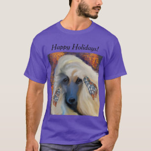 White Afghan Hound T-Shirt