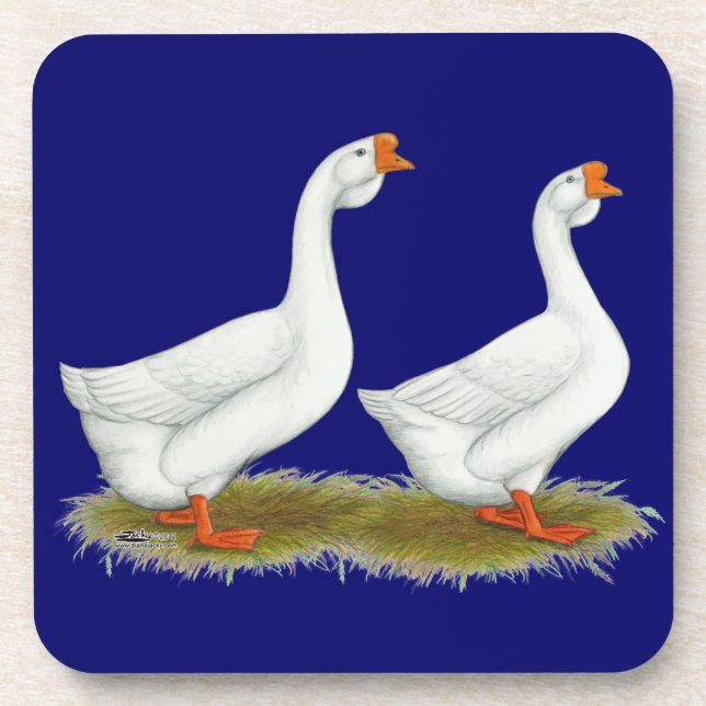 White African Geese Coaster (Front)