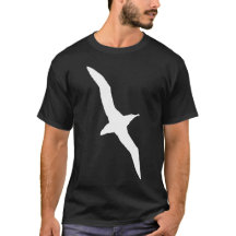 White Albatross In Flight Graphic