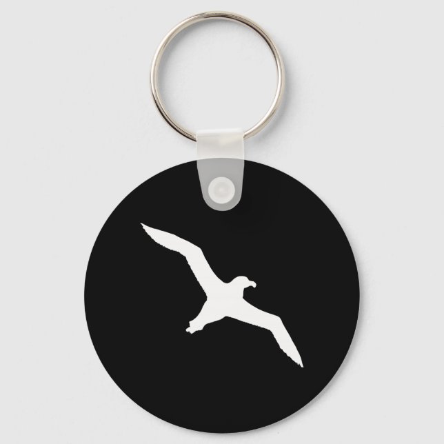 White Albatross Key Ring (Front)