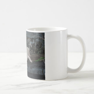 white alligator coffee mug