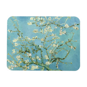 White almond blossom by Vincent Van Gogh Magnet