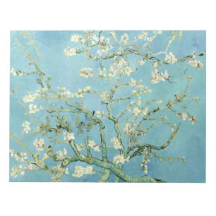White almond blossom by Vincent Van Gogh Notepad