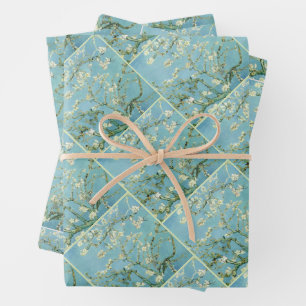 White almond blossom by Vincent Van Gogh Wrapping Paper Sheet