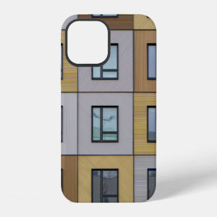 White and beige building windows iPhone 12 case
