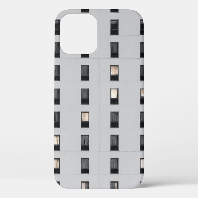 White and black concrete building Case-Mate iPhone case (Back)