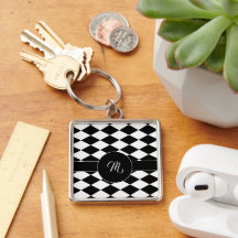 White and black diamond pattern
