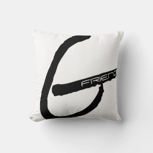 White and Black G Friend for Girlfriend Cushion