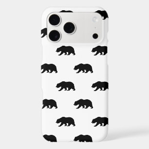 White and Black Grizzly Bear Pattern