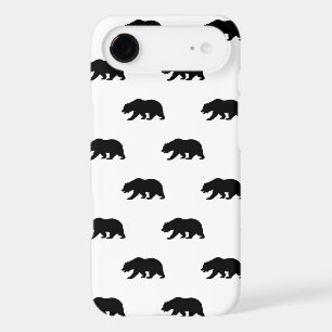 White and Black Grizzly Bear Pattern