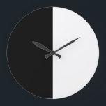 White and black modern  large clock<br><div class="desc">Our design is the best choice for you</div>