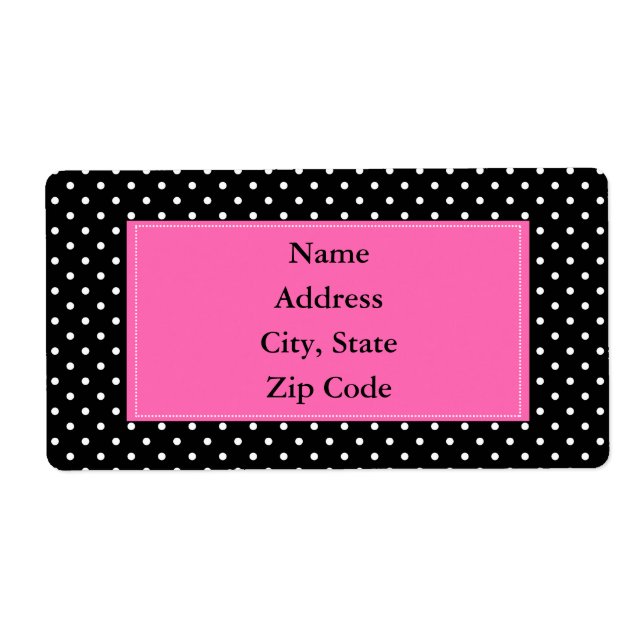 White and Black Polka Dot Pattern (Front)
