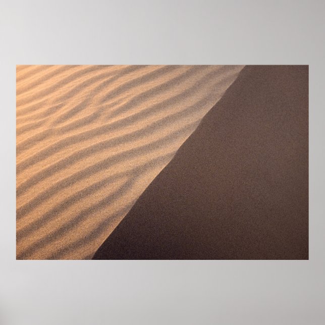 White and black stripe textile poster (Front)