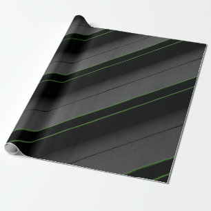 White and black stripe textile wrapping paper