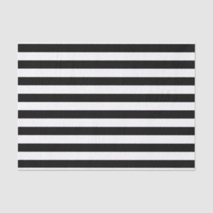 White and Black Stripes tissue paper