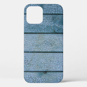 White and black wooden board iPhone 12 case