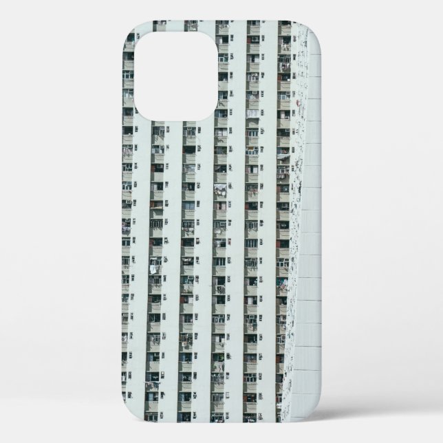 WHITE AND BLUE CONCRETE BUILDING Case-Mate iPhone CASE (Back)