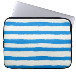 White and Blue laptop sleeve