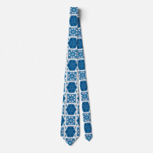 White and Blue Tiles Moroccan Style