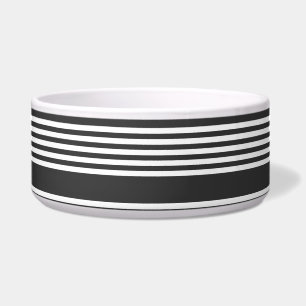 White and charcoal five stripes pattern