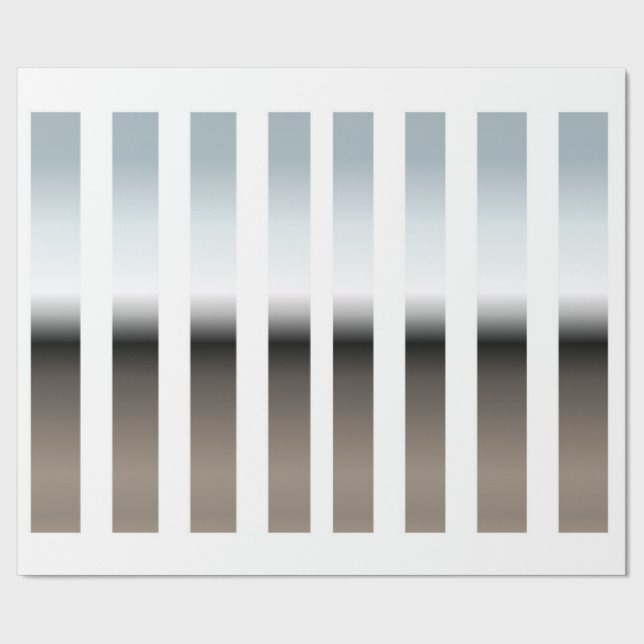 White and Chrome Wrapping Paper (Seam)