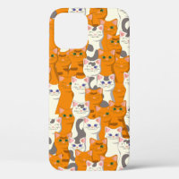 White and ginger cats pattern green eyes blue eyes